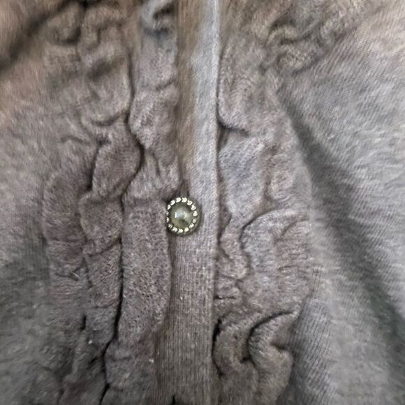 Moth cropped ruffle cardigan - Picture 3 of 6